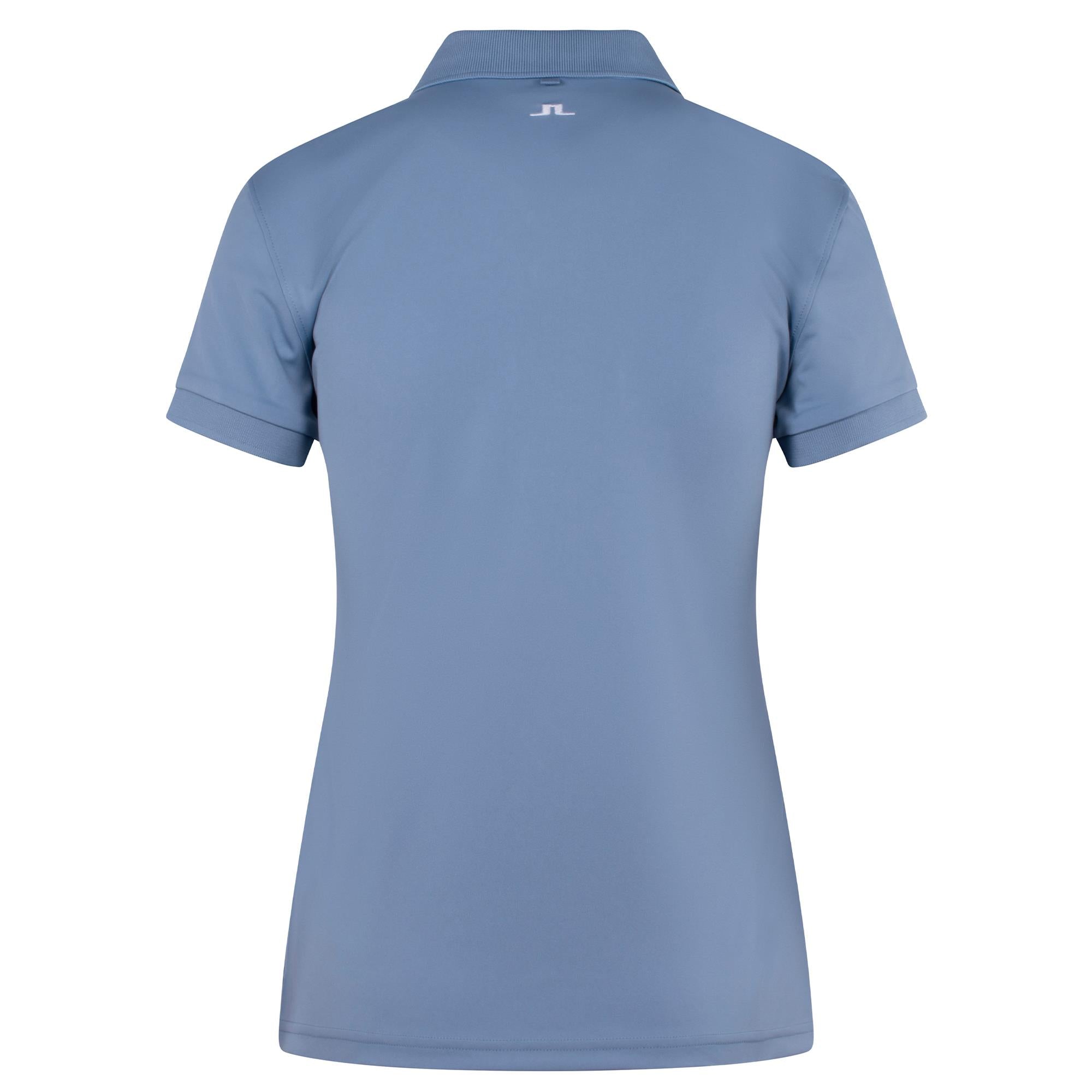 J Lindeberg Tour Tech Ladies Golf Polo Shirt Rain Washed